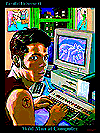 "Wild Man at Computer"  1996