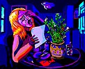 "Sad Woman with Letter" 1998 - Radiative Primarism
