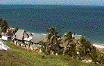 Looking down from the fort