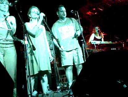 Peggy, Sylvia , Stephen and Jody sing "And so it goes"